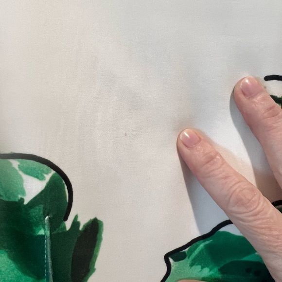 Rickie Freeman Terri Jon - Green Floral Dress Sz10 - Picture 9 of 12